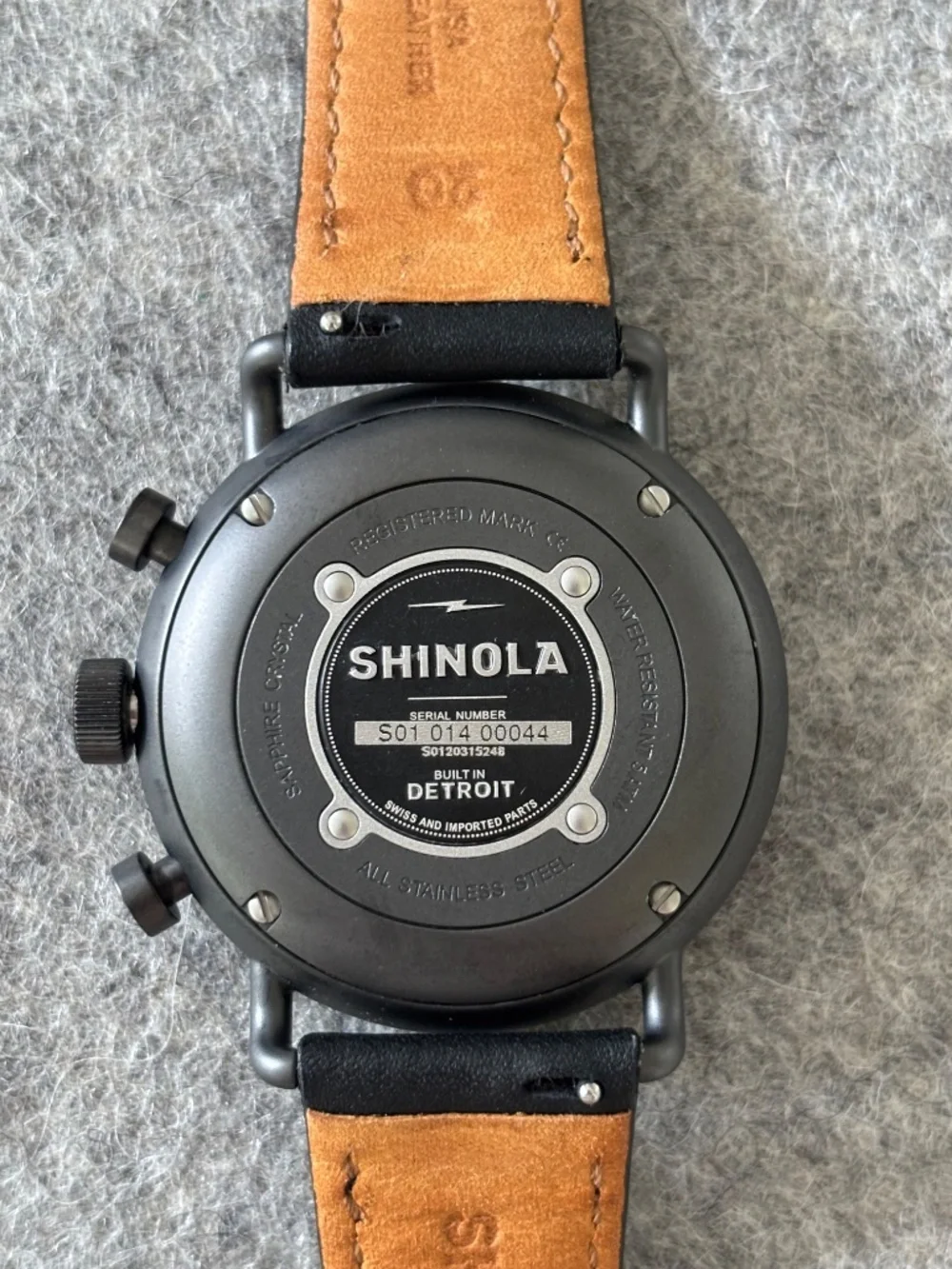 Canfield Sport Chronograph Watch (Black)